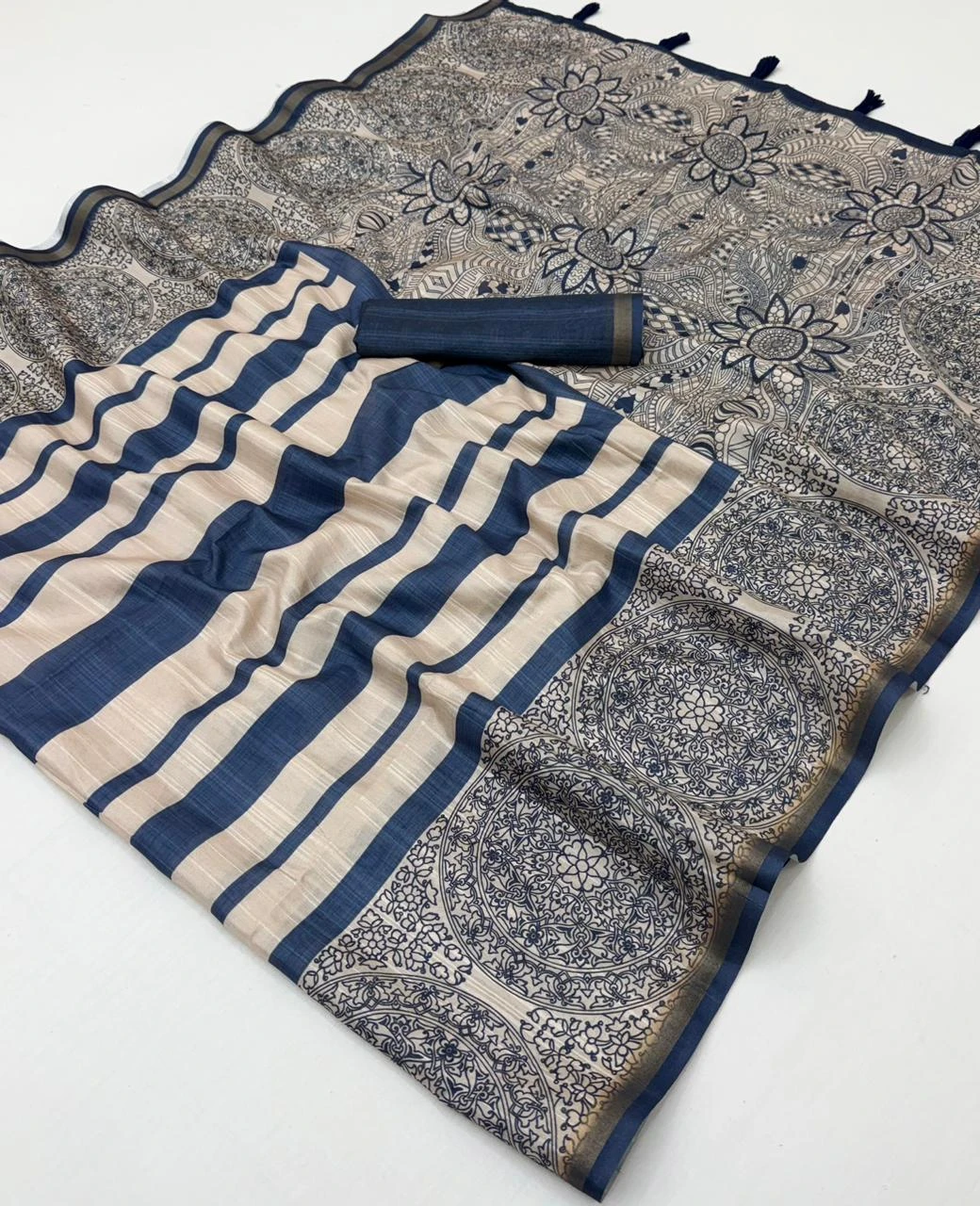 Rajyog Rishika Cotton Silk Fancy Printed Saree Collection