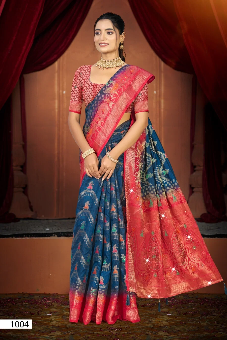 Saroj Kanak Dola Saroski Vol 1 Soft Dola Silk Saree Collection - Image 5
