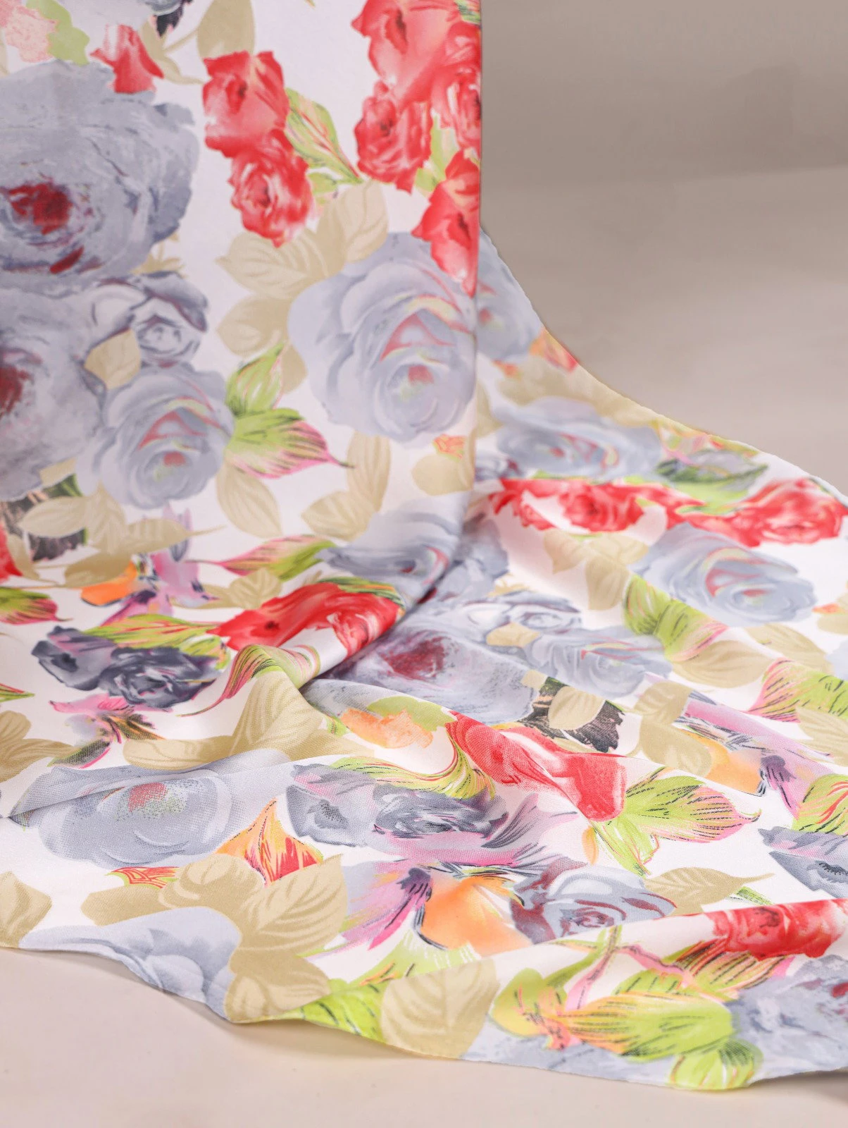 Taraa L 7017 Dull Satin Floral Printed Casual Wear Sarees - Image 10