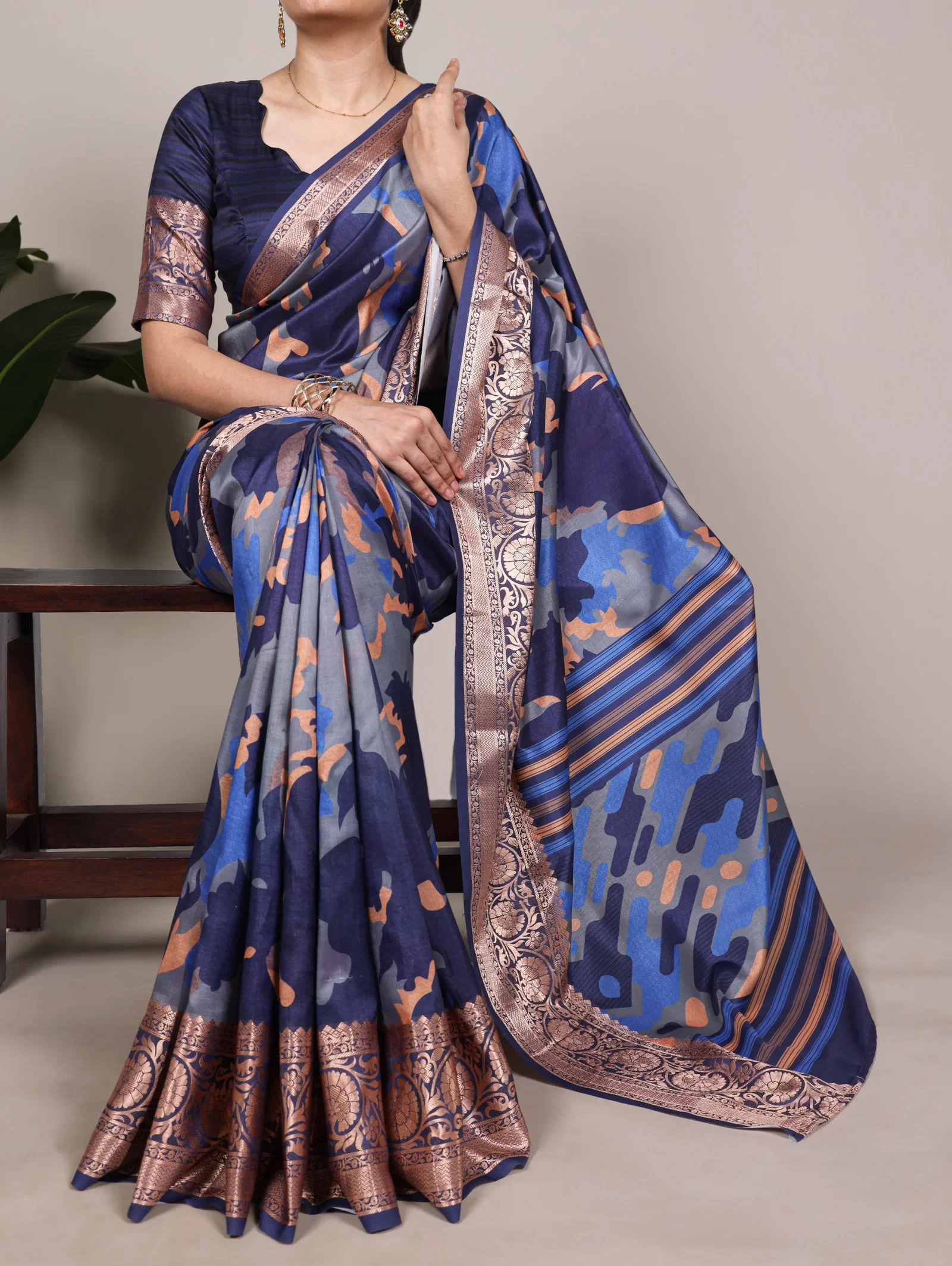 Taraa L 7059 Tasar Silk Printed Casual Wear Saree Collection
