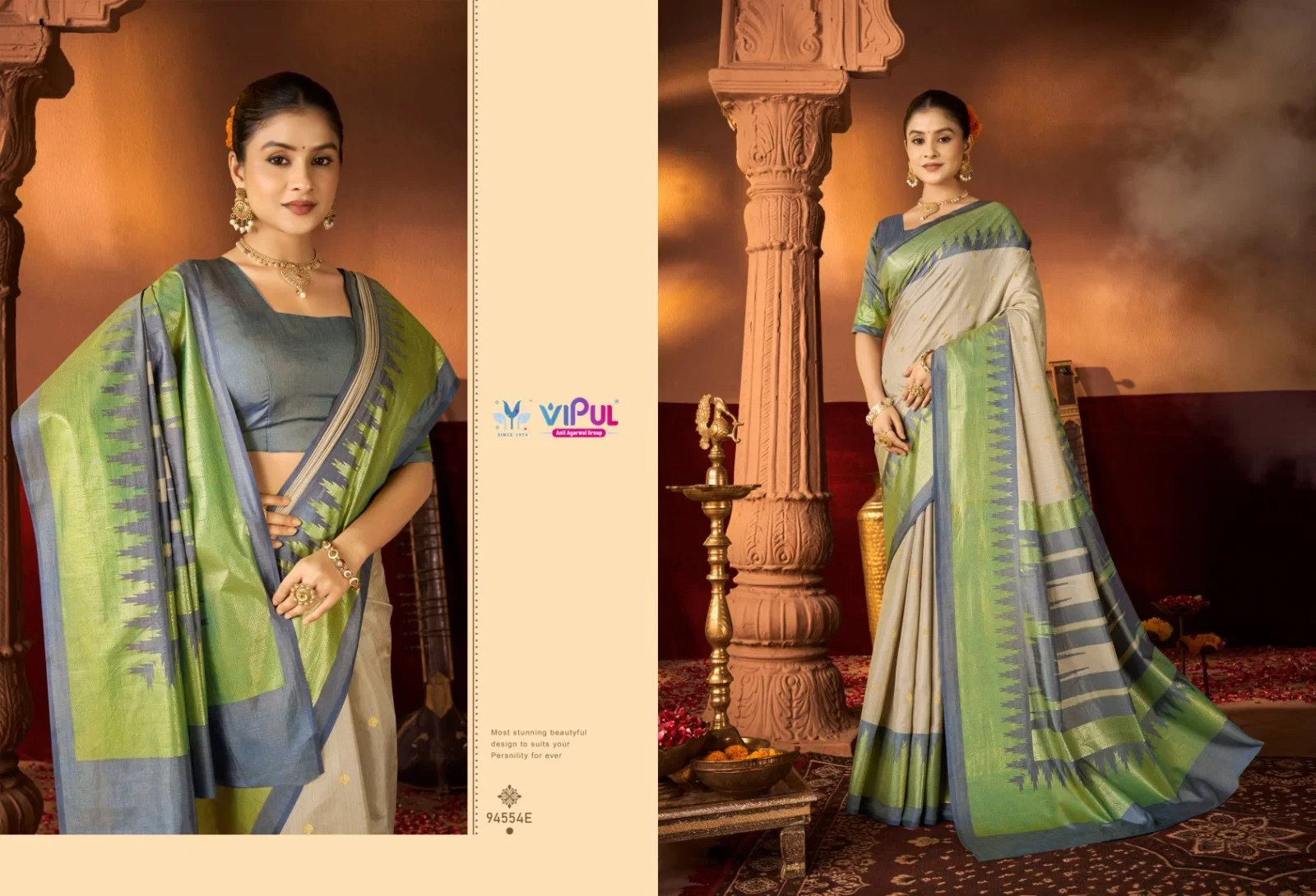 Vipul Chhaya Silk Printed Soft Silk Saree Collection