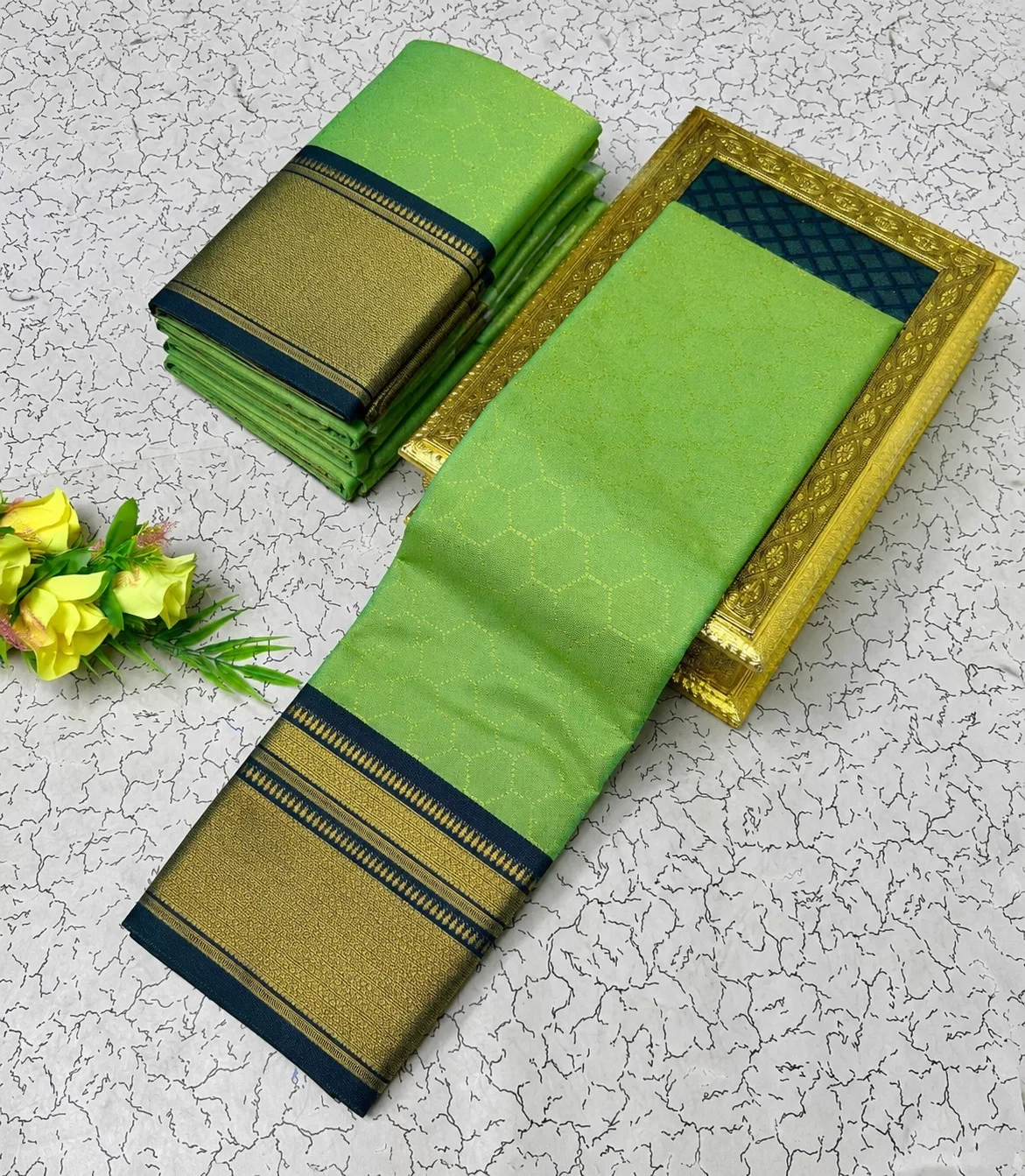 Aab Football Pure Mercerised Soft Silk Festival Saree Collection