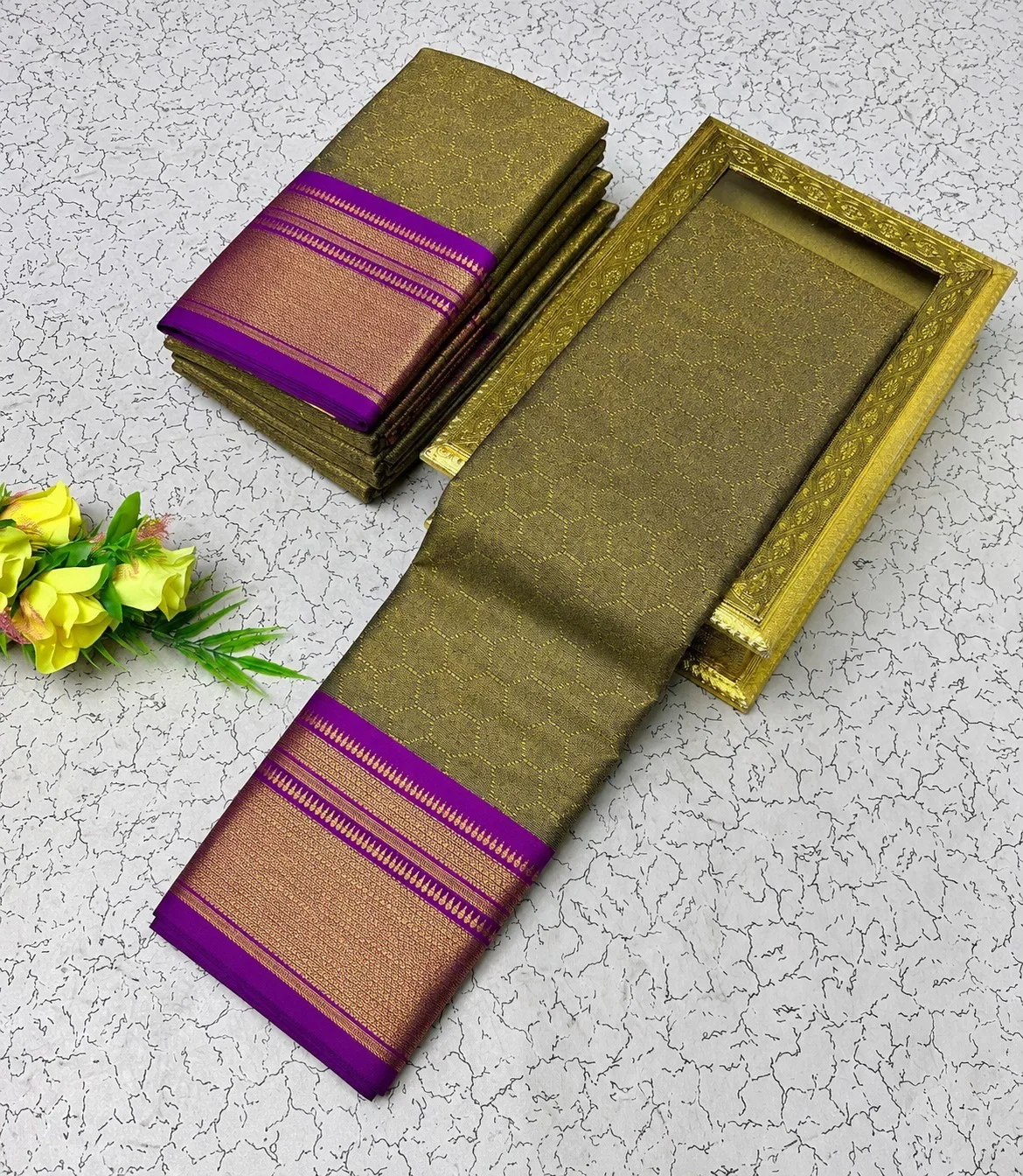 Aab Football Pure Mercerised Soft Silk Festival Saree Collection