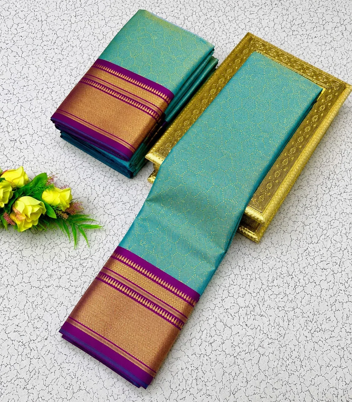 Aab Football Pure Mercerised Soft Silk Festival Saree Collection