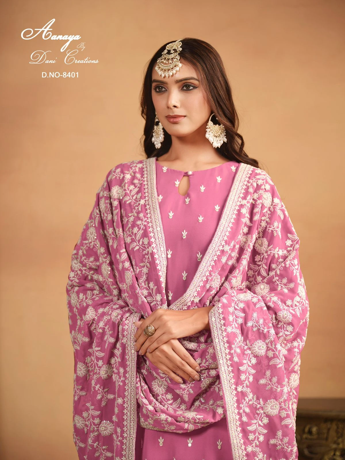 Aanaya Vol 184 Faux Georgette Suit With Dupatta