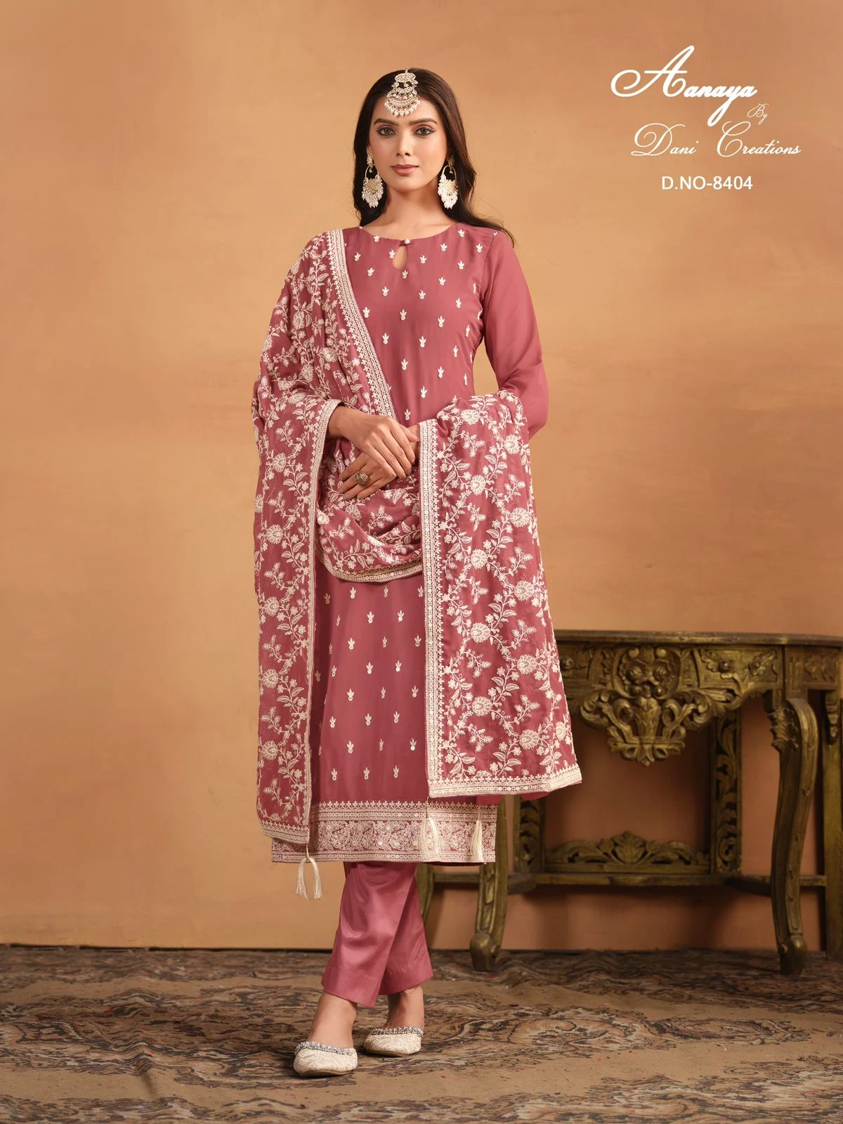 Aanaya Vol 184 Faux Georgette Suit With Dupatta