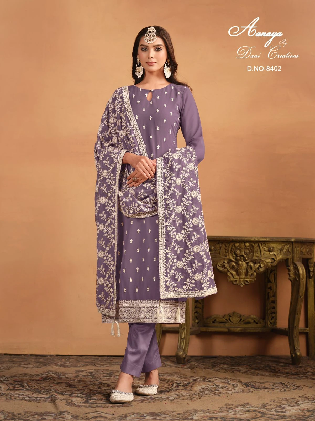Aanaya Vol 184 Faux Georgette Suit With Dupatta