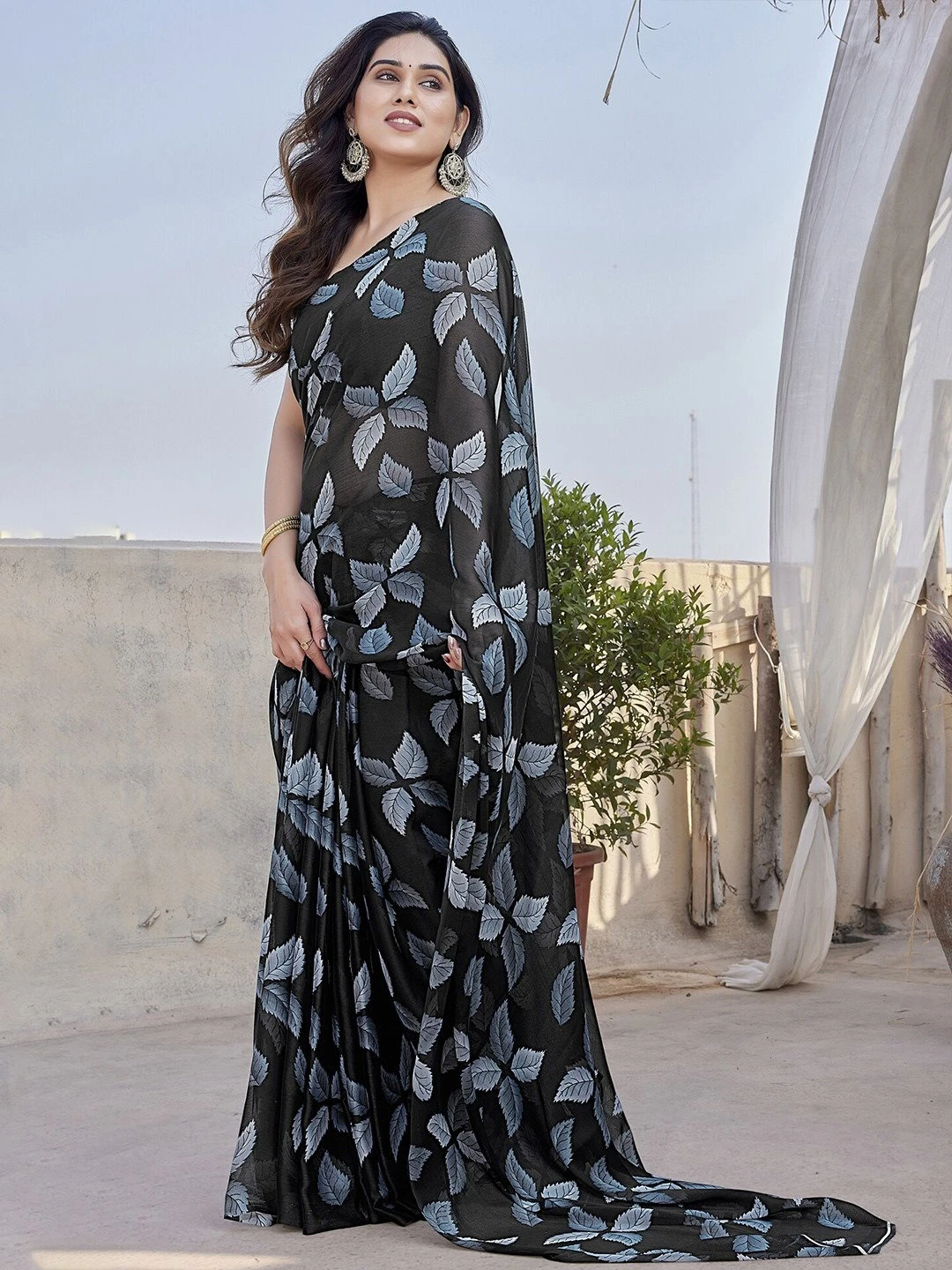 Aarti 4 Chiffon Printed Fancy Saree Collection