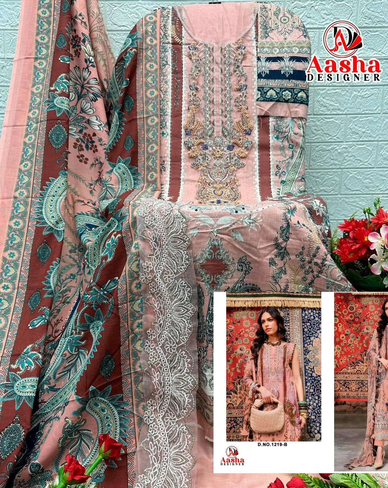 Aasha Designer D No 1219 Ab