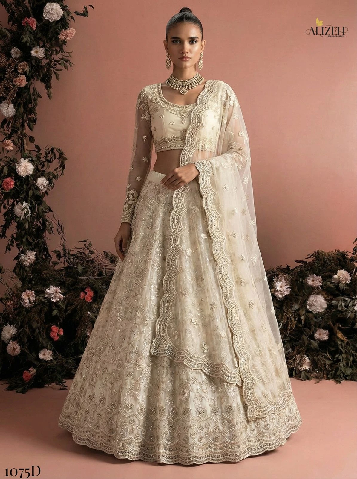 Alizeh 1075 Butterfly Net Lehenga Choli
