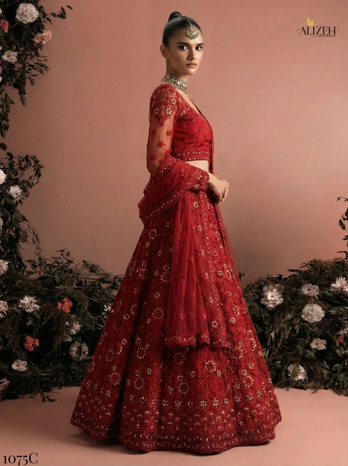 Alizeh 1075 Butterfly Net Lehenga Choli