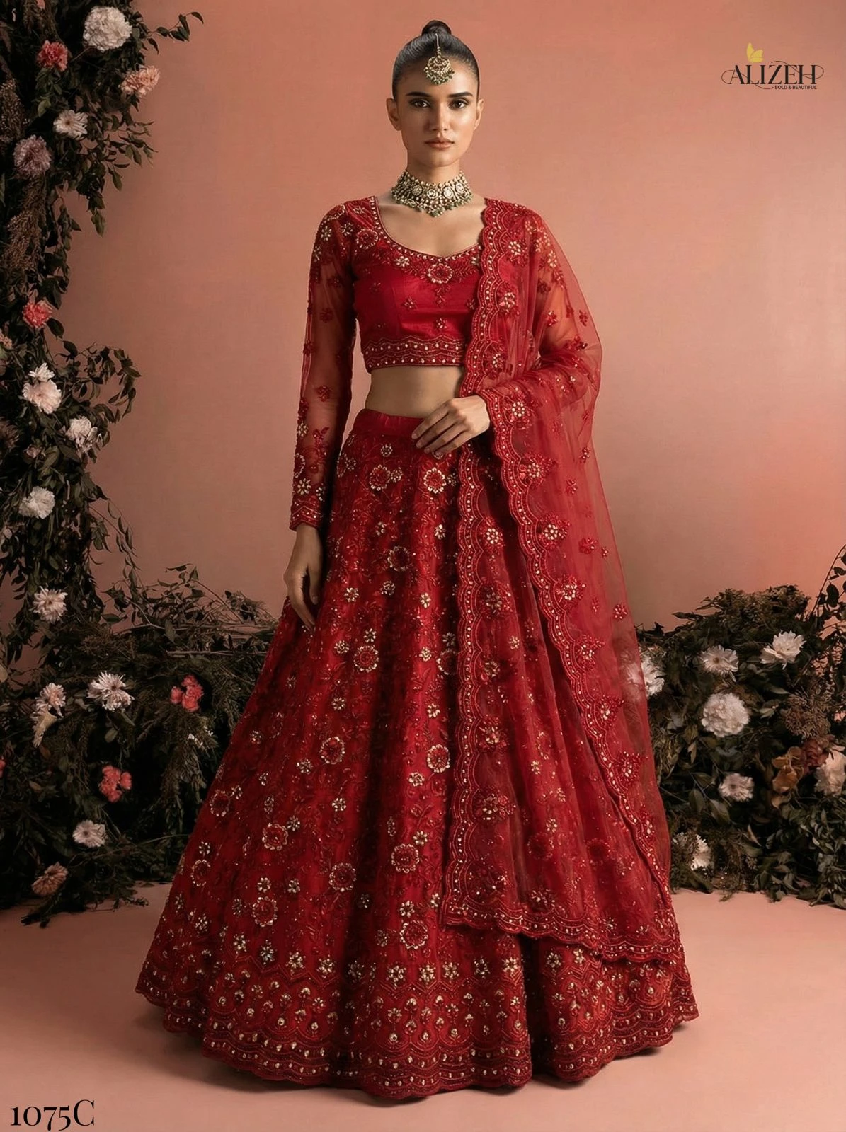 Alizeh 1075 Butterfly Net Lehenga Choli