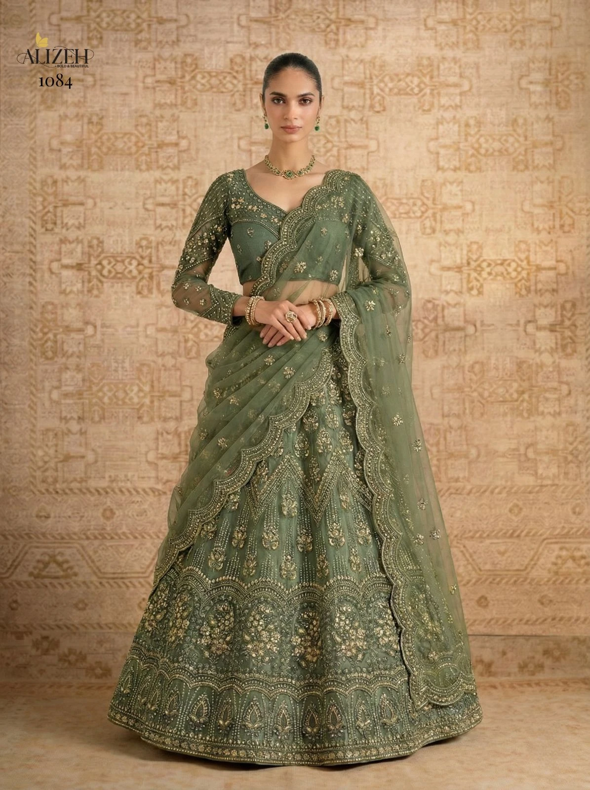 Alizeh 1084 Butterfly Net Designer Choli in Assorted Colours