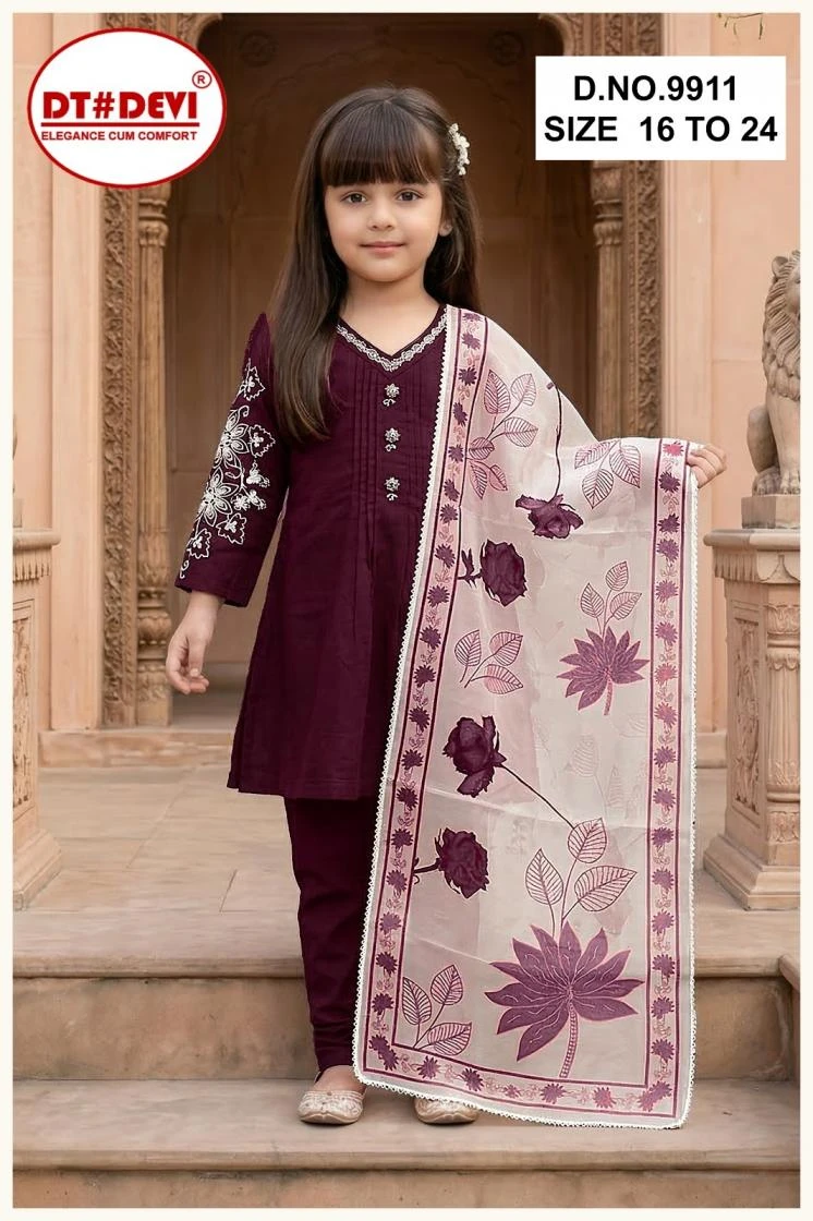 AMRANI Haana-1 Vetican Pant Set With Digital Tabby Dupatta