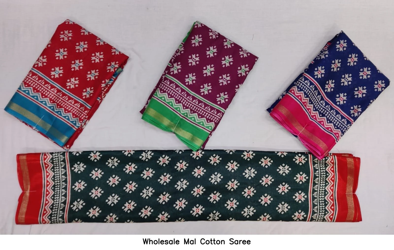 AMRANI Wholesale Mal Cotton Saree