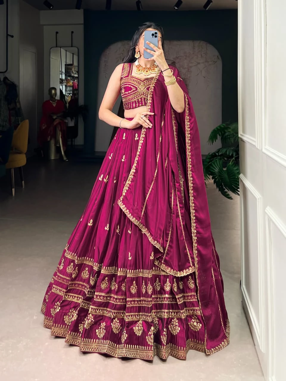 AVERI Rangoli Embroidered Wedding Lehenga Collection