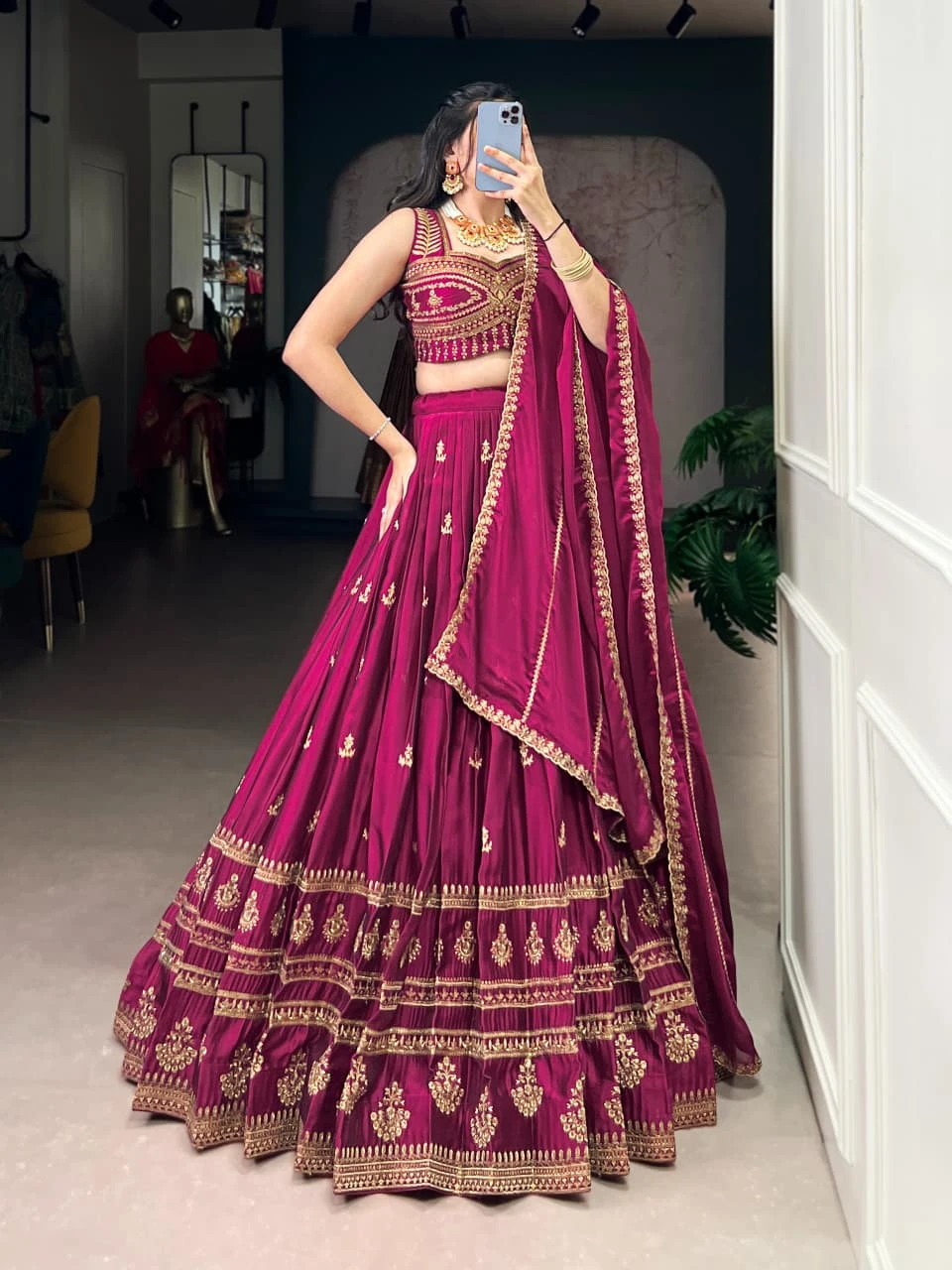 AVERI Rangoli Embroidered Wedding Lehenga Collection