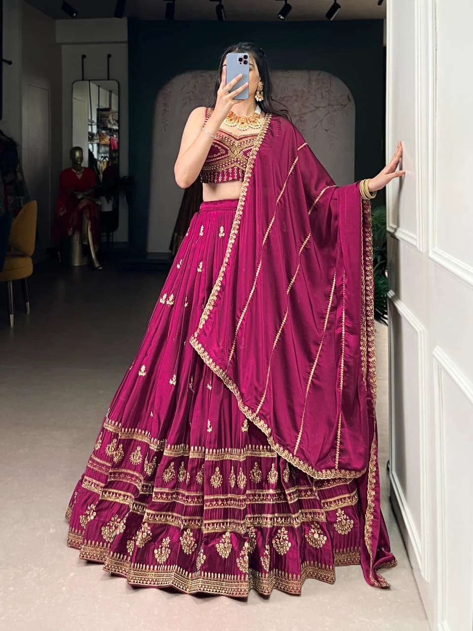 AVERI Rangoli Embroidered Wedding Lehenga Collection