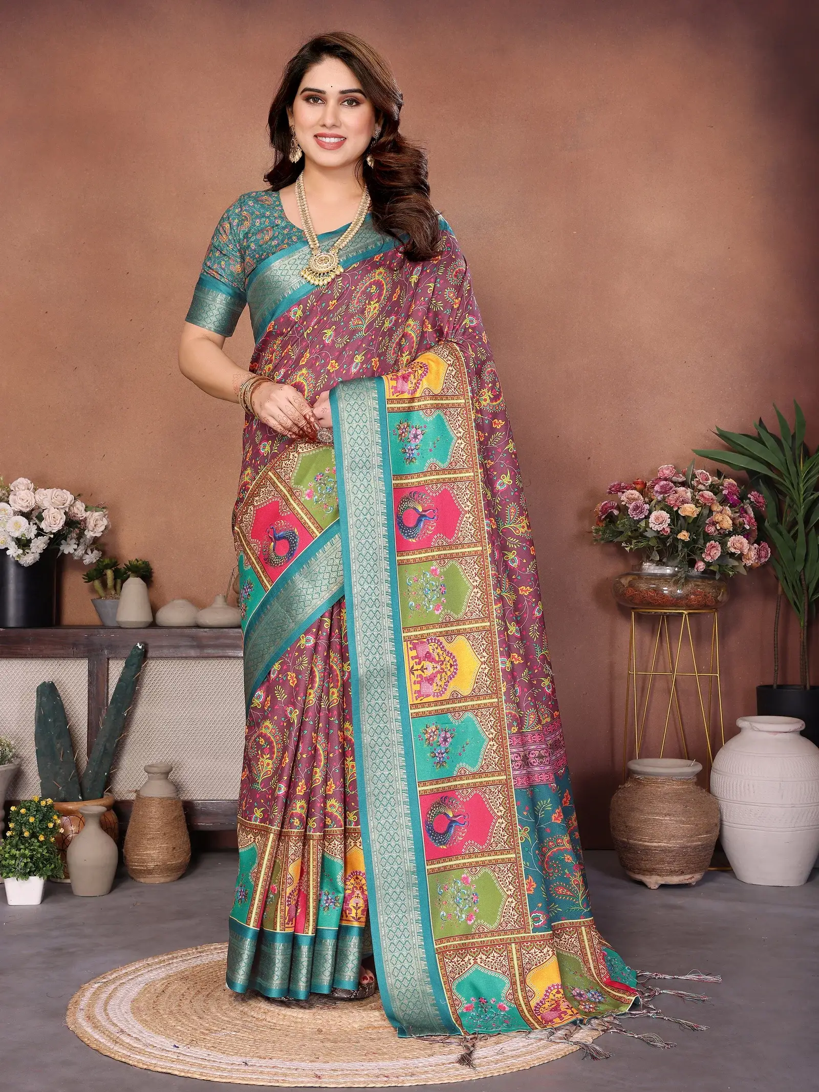 Axita 1 Cotton Silk Digital Printed Saree Collection