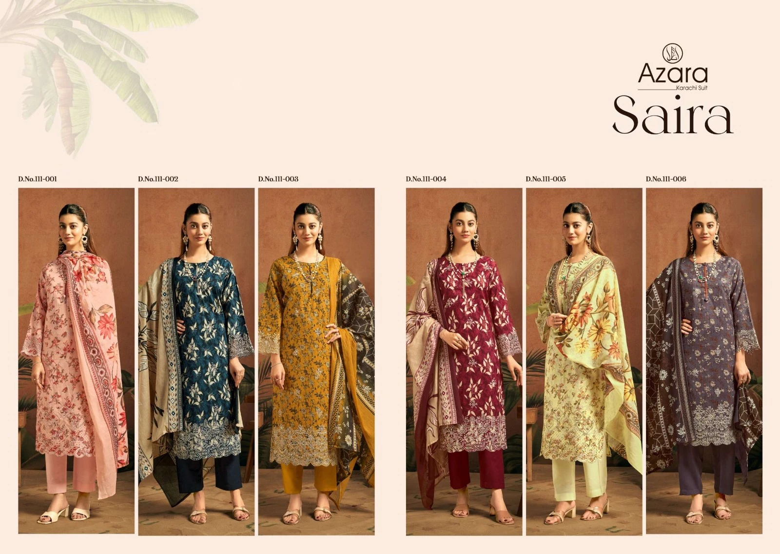 Azara Saira Lawn Suit Collection
