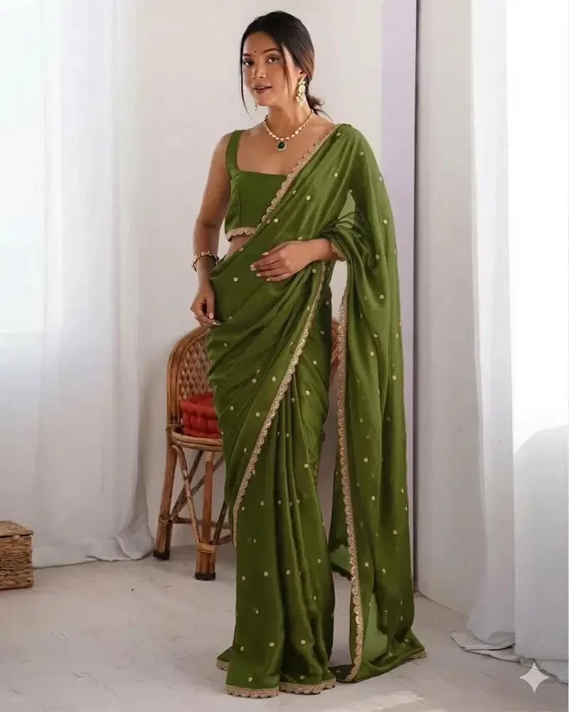 Bansi Saree Ah Nx Rangoli Silk Embroidered Saree Collection