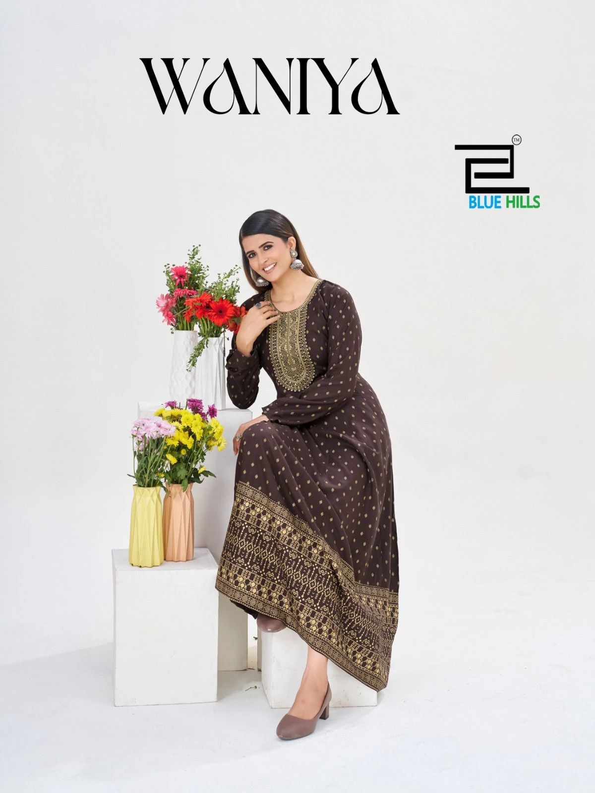 Blue Hills Waniya Anarkali Gown Collection