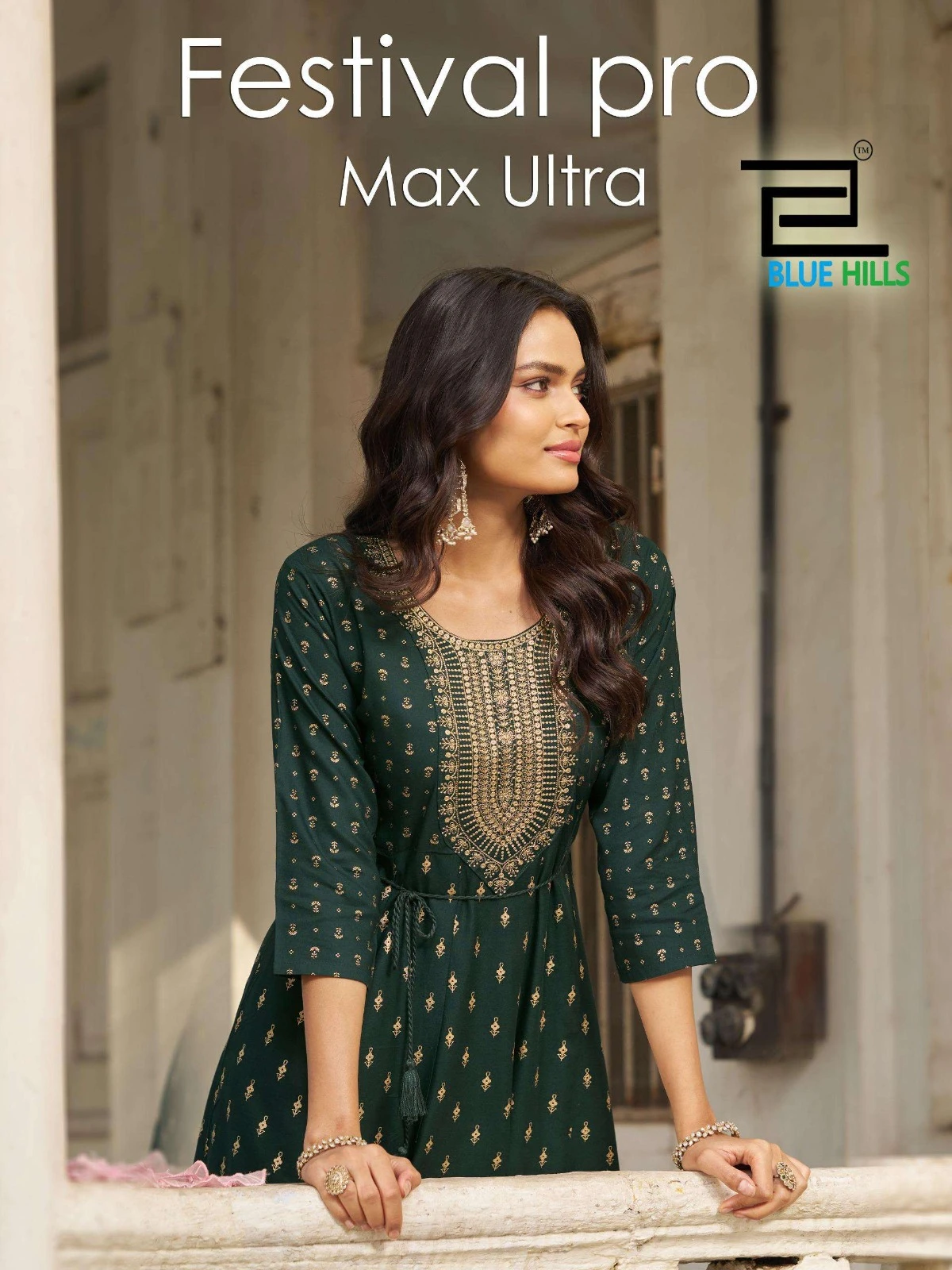 Blue Hulls Festival Pro Max Ultra Anarkali Gown Collection