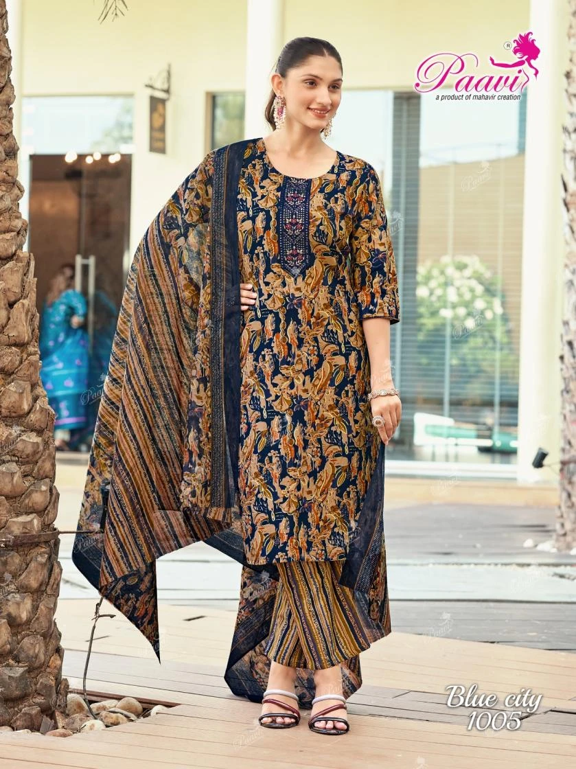 bluecity Heavy Cotton Print Suit