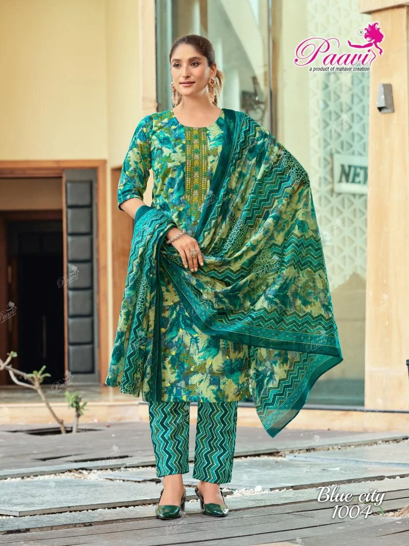 bluecity Heavy Cotton Print Suit