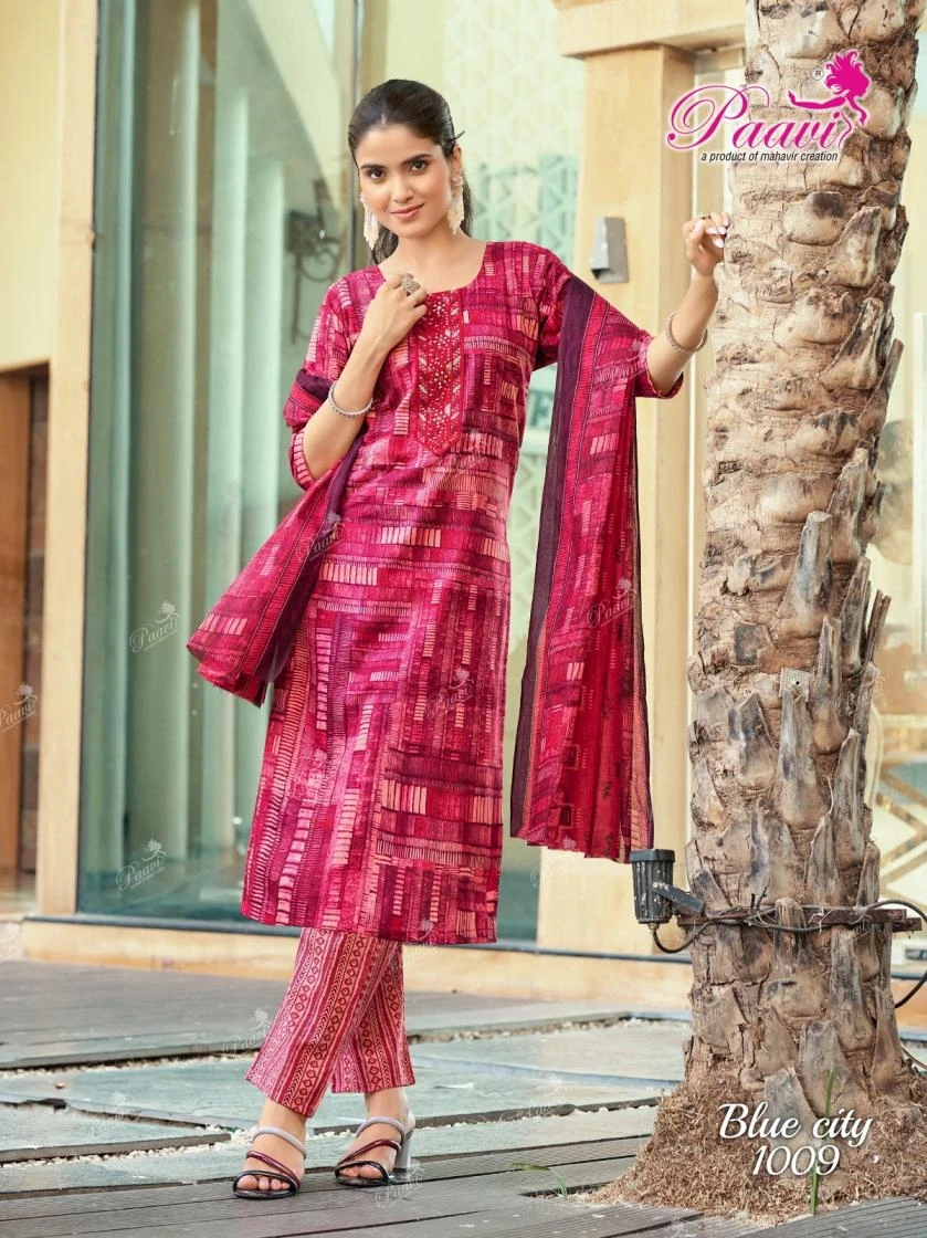 bluecity Heavy Cotton Print Suit