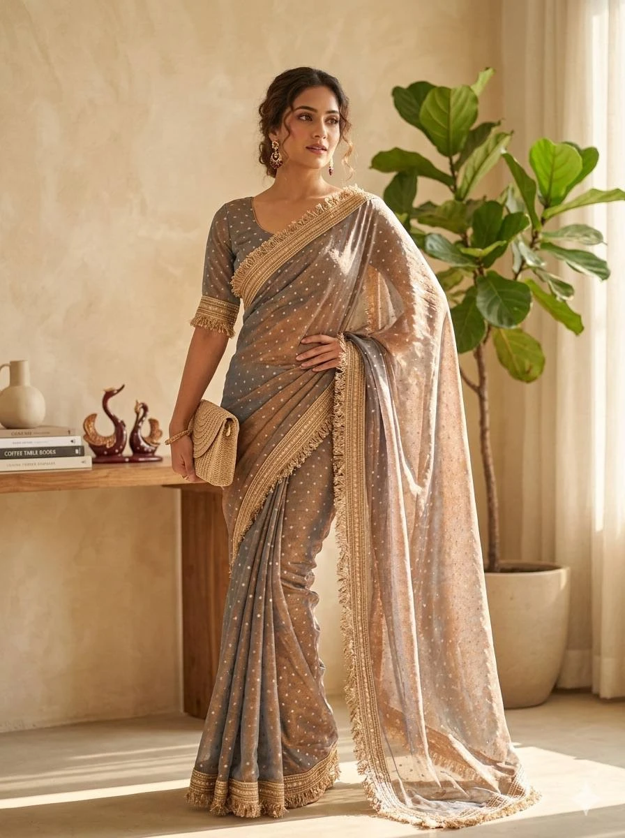 Bt 450 Soft Silk Zari Weaving Party Wear Saree Collection
