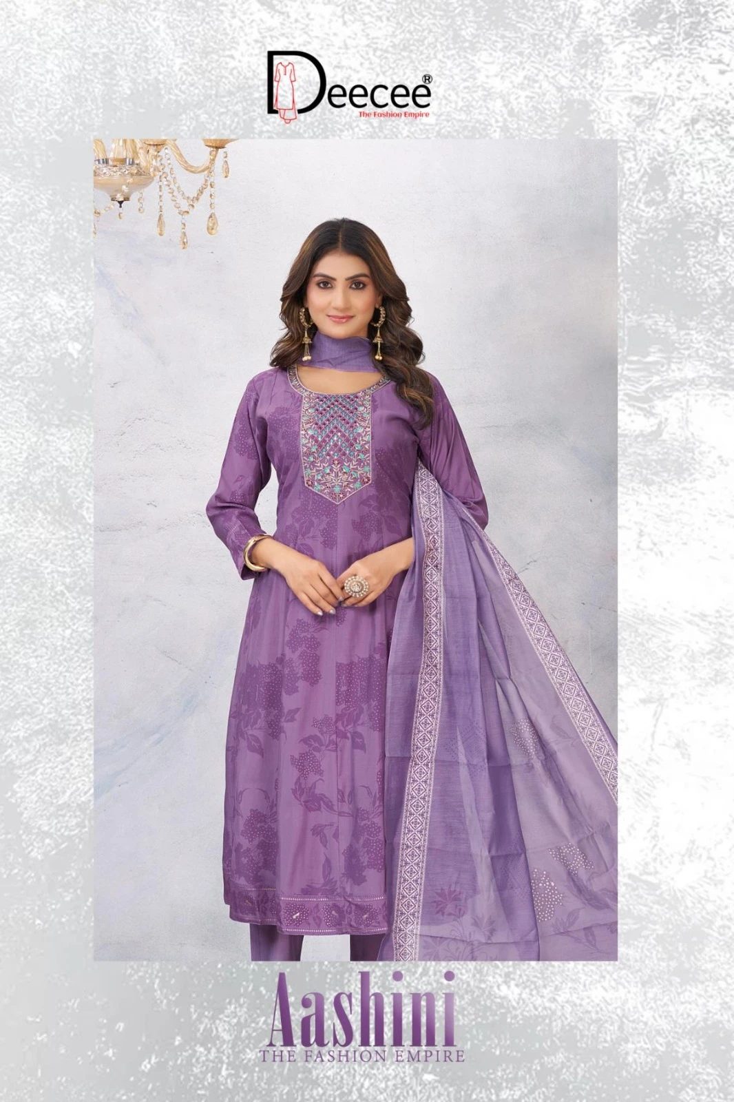 Deecee Aashini Flared Kurti Pant Dupatta Set