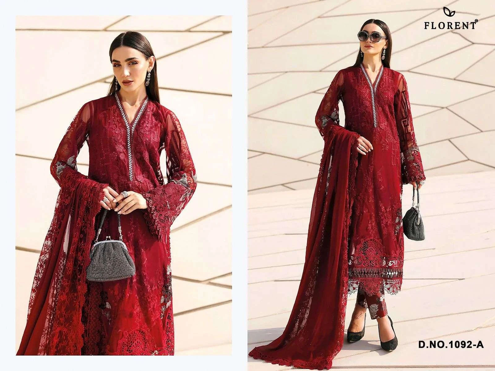 Deepsy Suits Maria B Premium Embroidered Vol 3 Hit Design 1092 1094