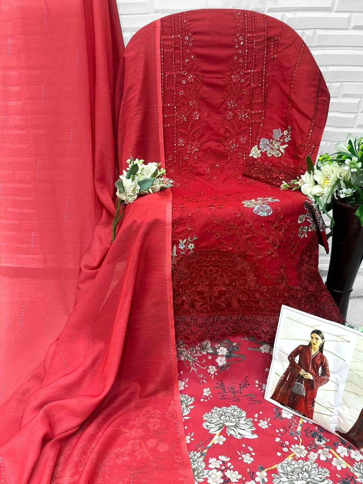 Deepsy Suits Maria B Premium Embroidered Vol 3 Hit Design 1092 1094