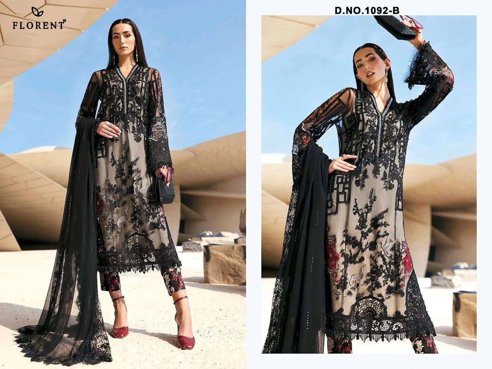 Deepsy Suits Maria B Premium Embroidered Vol 3 Hit Design 1092 1094