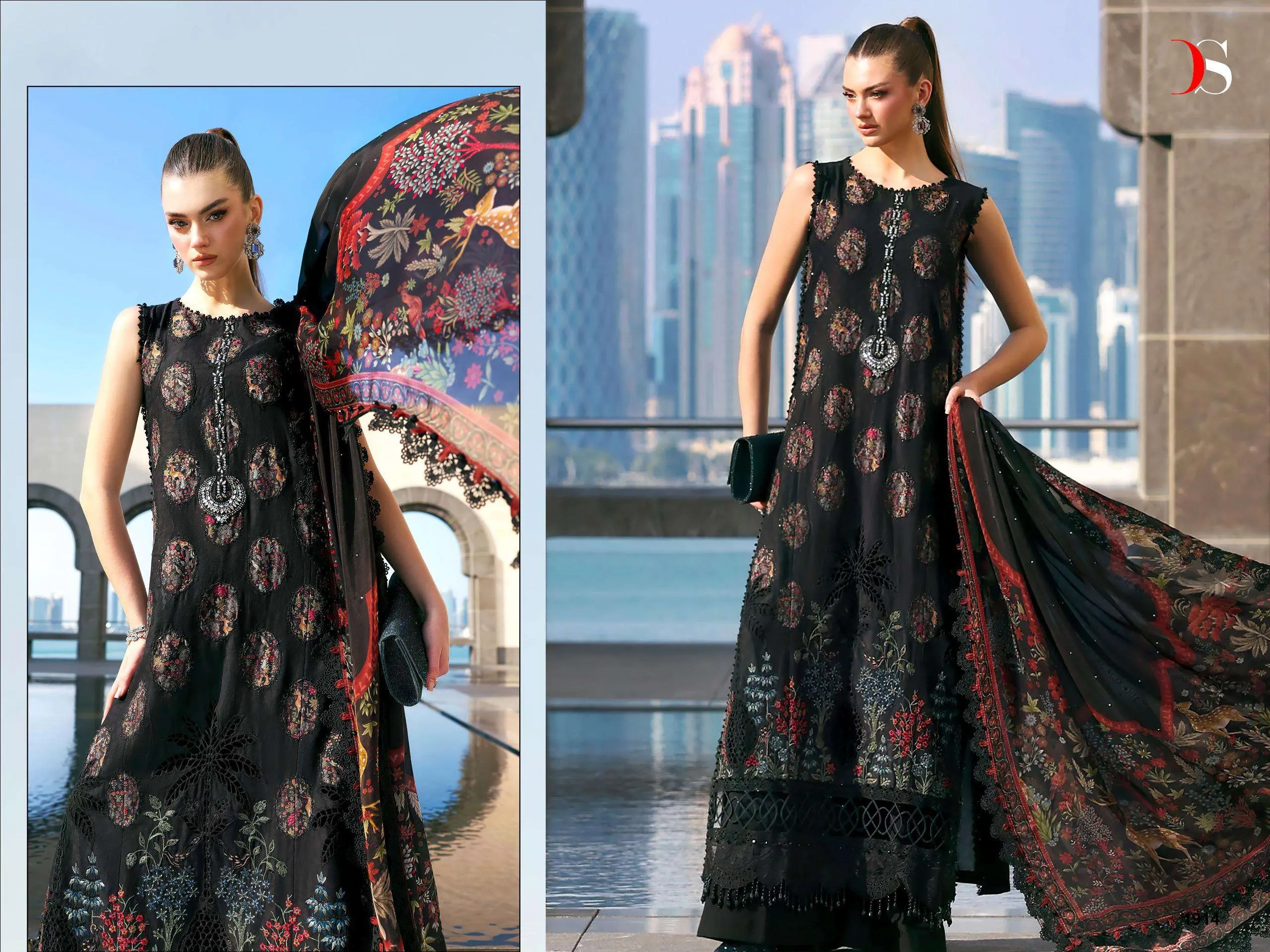 Deepsy Suits Maria B Premium Embroidered Vol 4