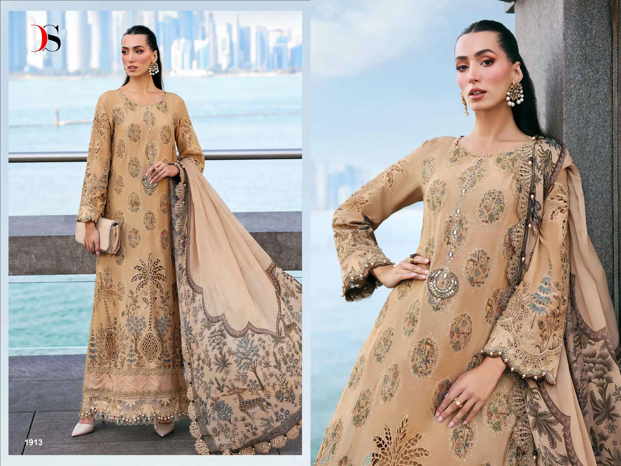 Deepsy Suits Maria B Premium Embroidered Vol 4
