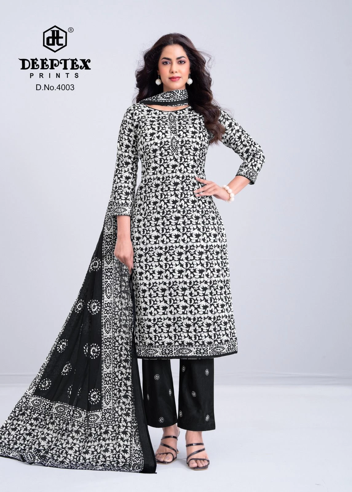 Deeptex Aaliza Black & White Vol 4