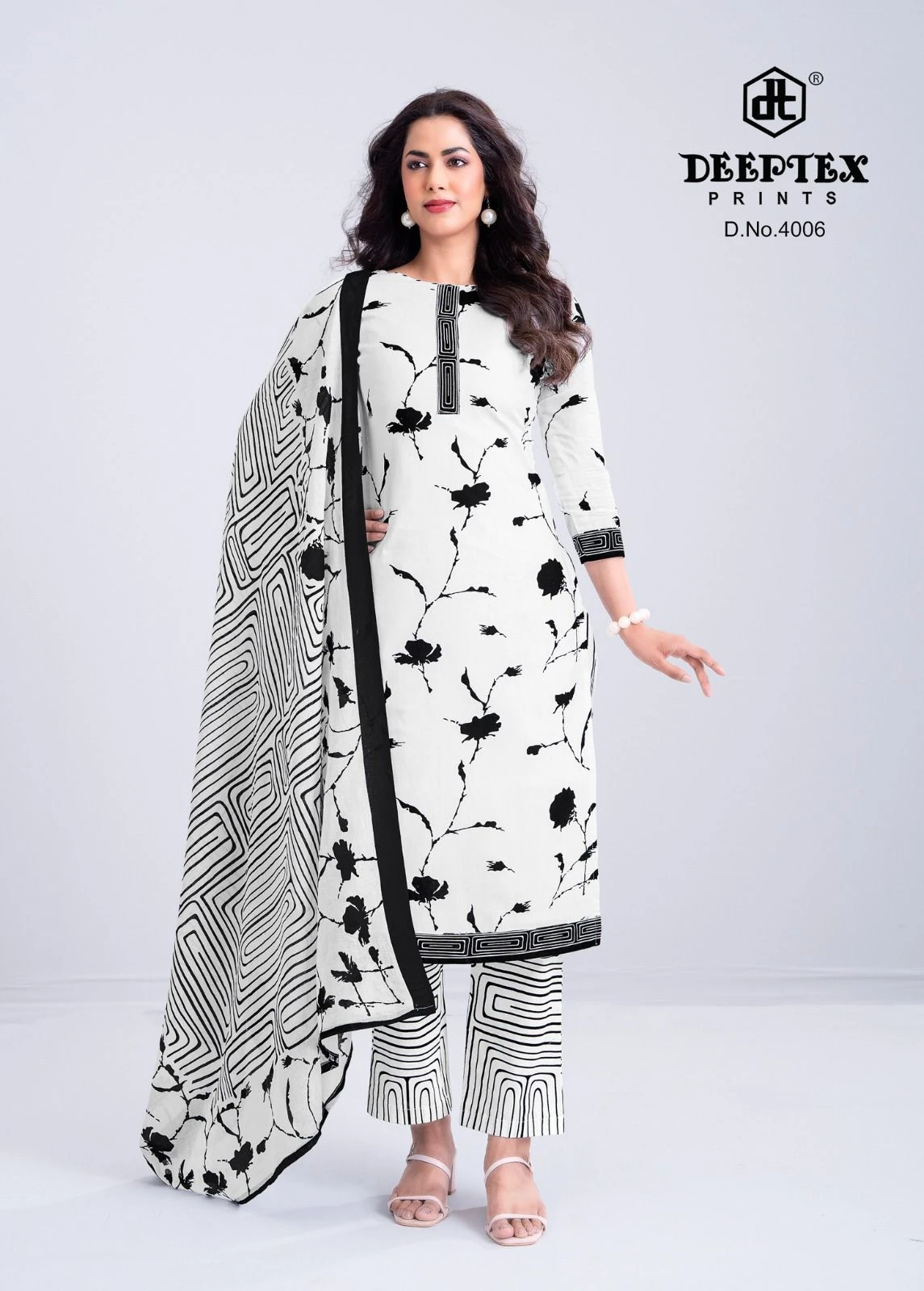 Deeptex Aaliza Black & White Vol 4