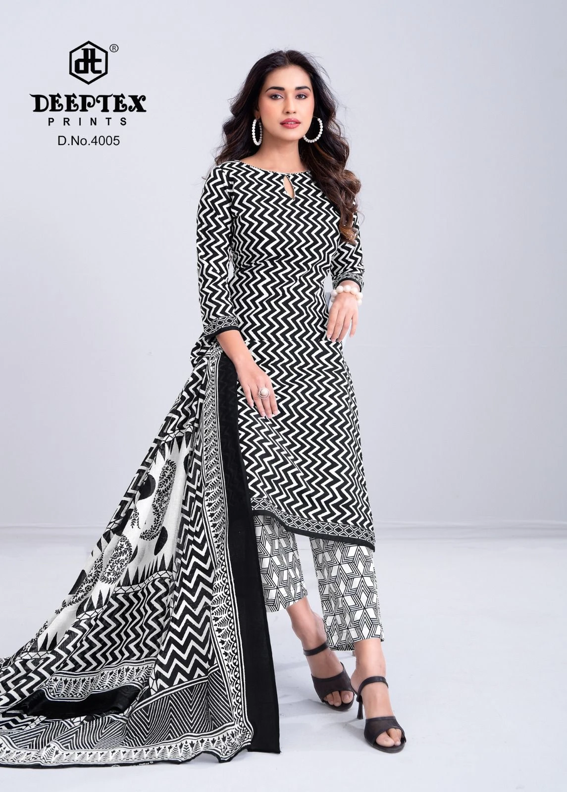 Deeptex Aaliza Black & White Vol 4