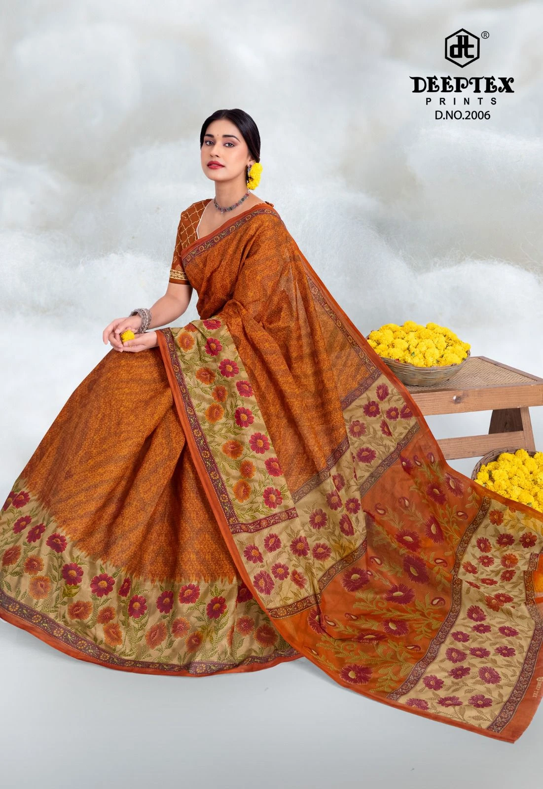 Deeptex Prime Time Vol 20 Cotton Printed Saree Collection