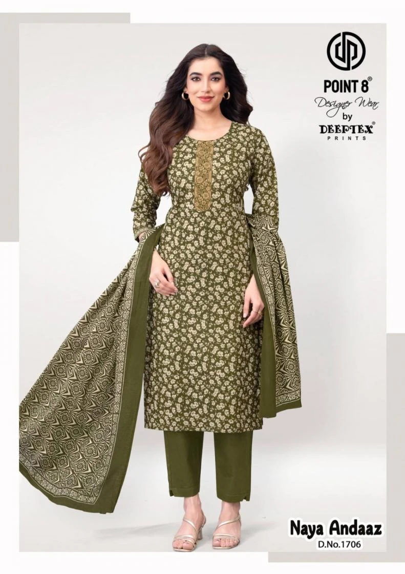 Deeptex Prints Naya Andaaz Vol 17 Cotton Suit Set