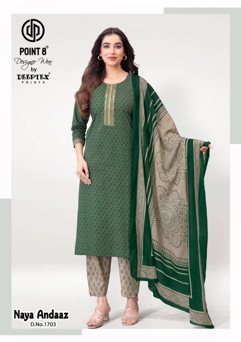Deeptex Prints Naya Andaaz Vol 17 Cotton Suit Set