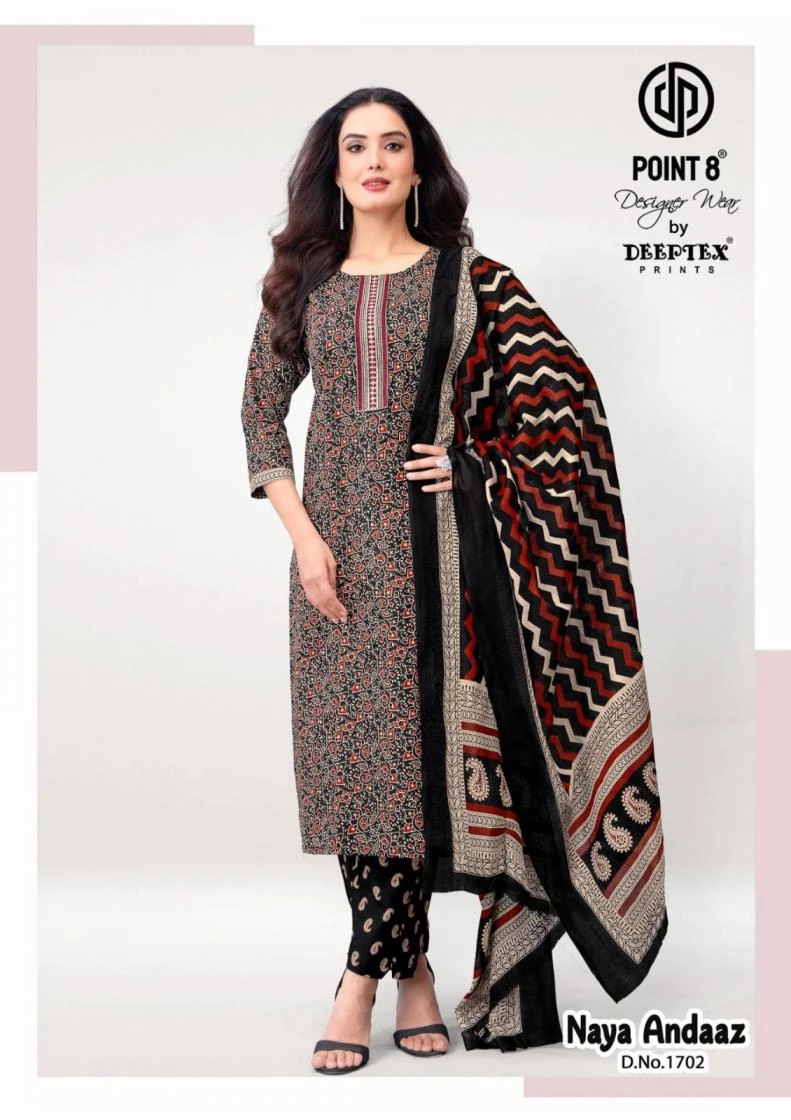 Deeptex Prints Naya Andaaz Vol 17 Cotton Suit Set