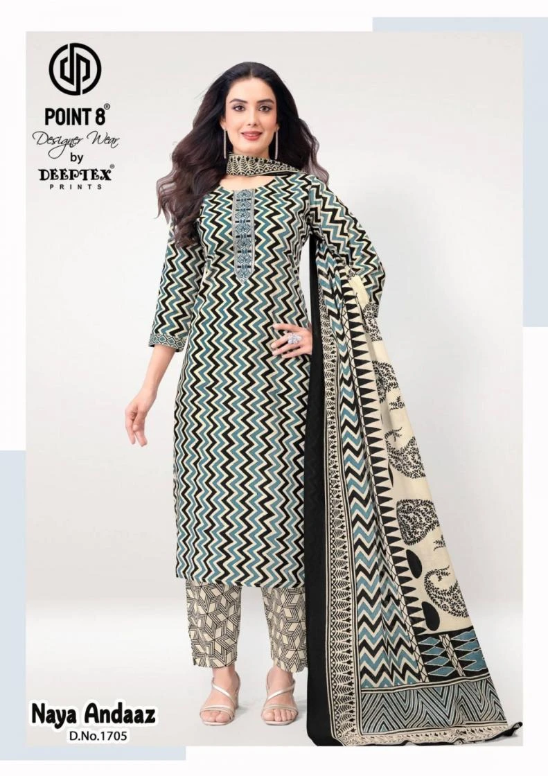 Deeptex Prints Naya Andaaz Vol 17 Cotton Suit Set