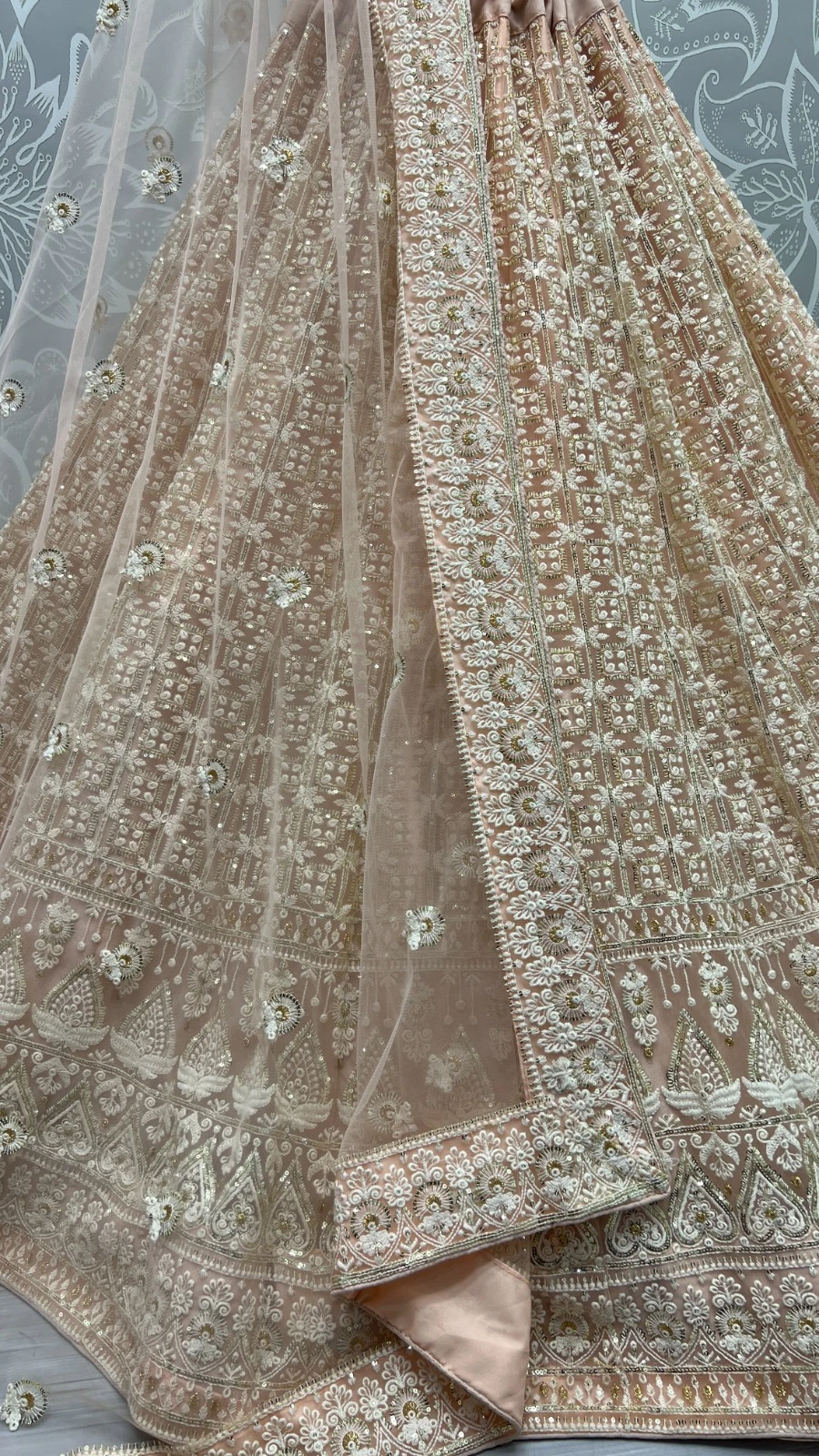 Designer Bridal Net Embroidered Lehenga Choli 2393 Collection