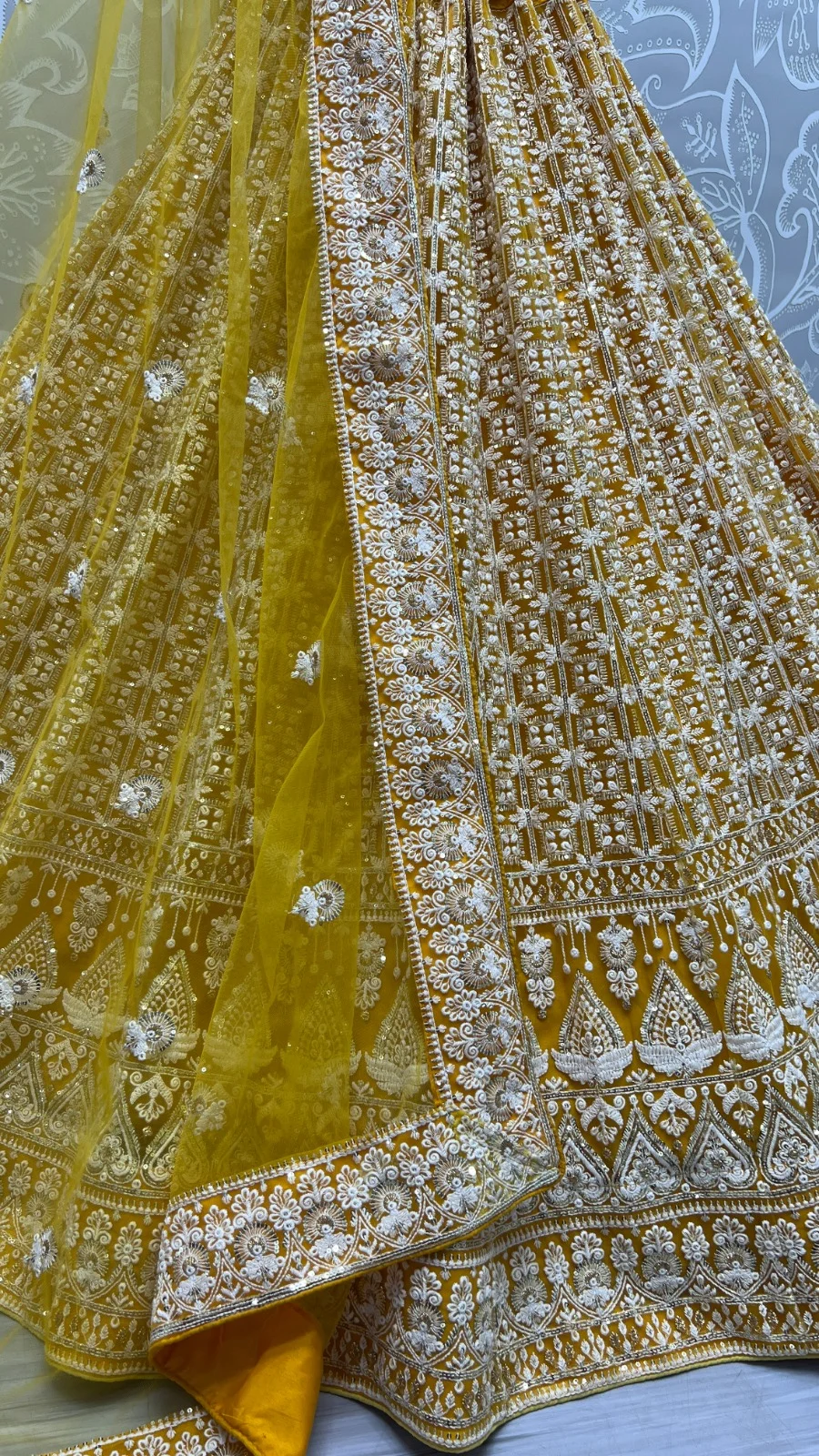 Designer Bridal Net Embroidered Lehenga Choli 2393 Collection