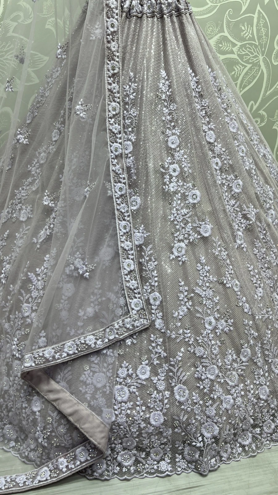 Designer Bridal Net Embroidered Lehenga Choli 2409 Collection