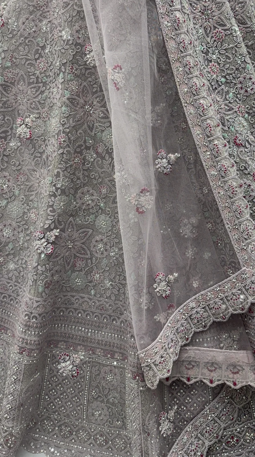 Designer Bridal Net Lehenga Choli 3015 Collection