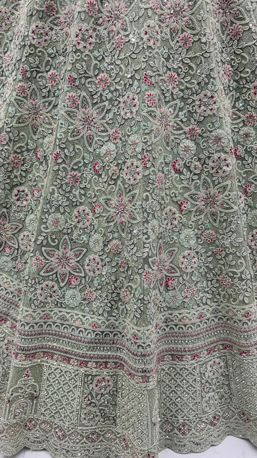 Designer Bridal Net Lehenga Choli 3015 Collection